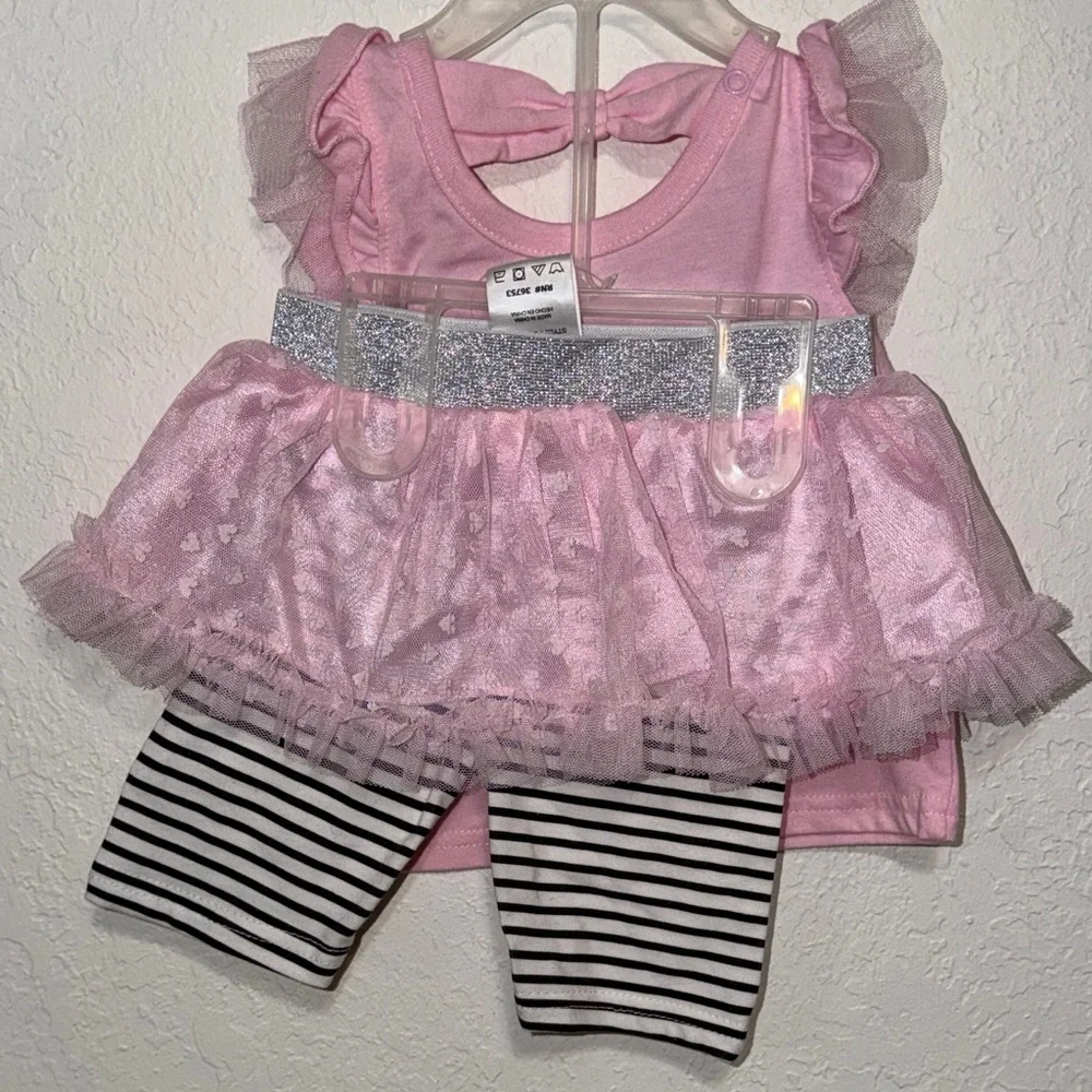 Princess in Training Pink and White‎ Kids Matching Set